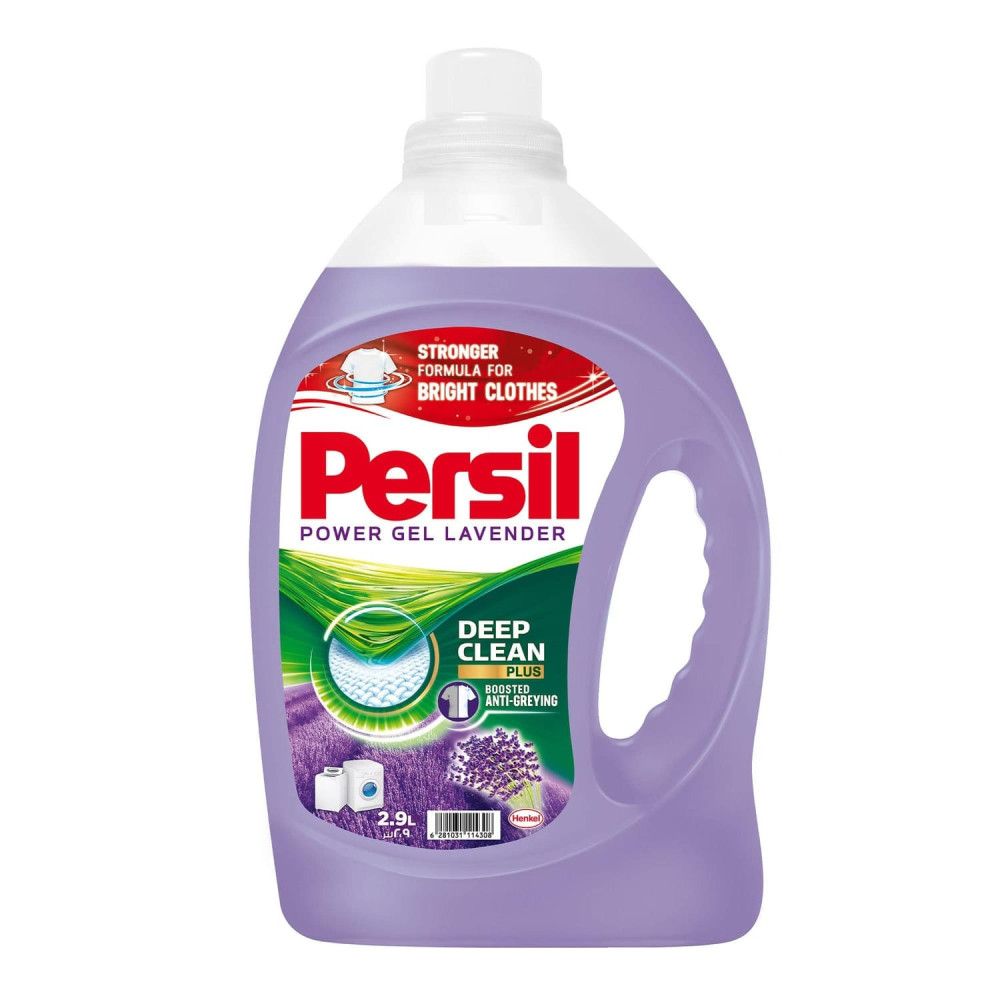 Persil Stronger Formula Laundry Gel with Lavender Scent 2.9 liters