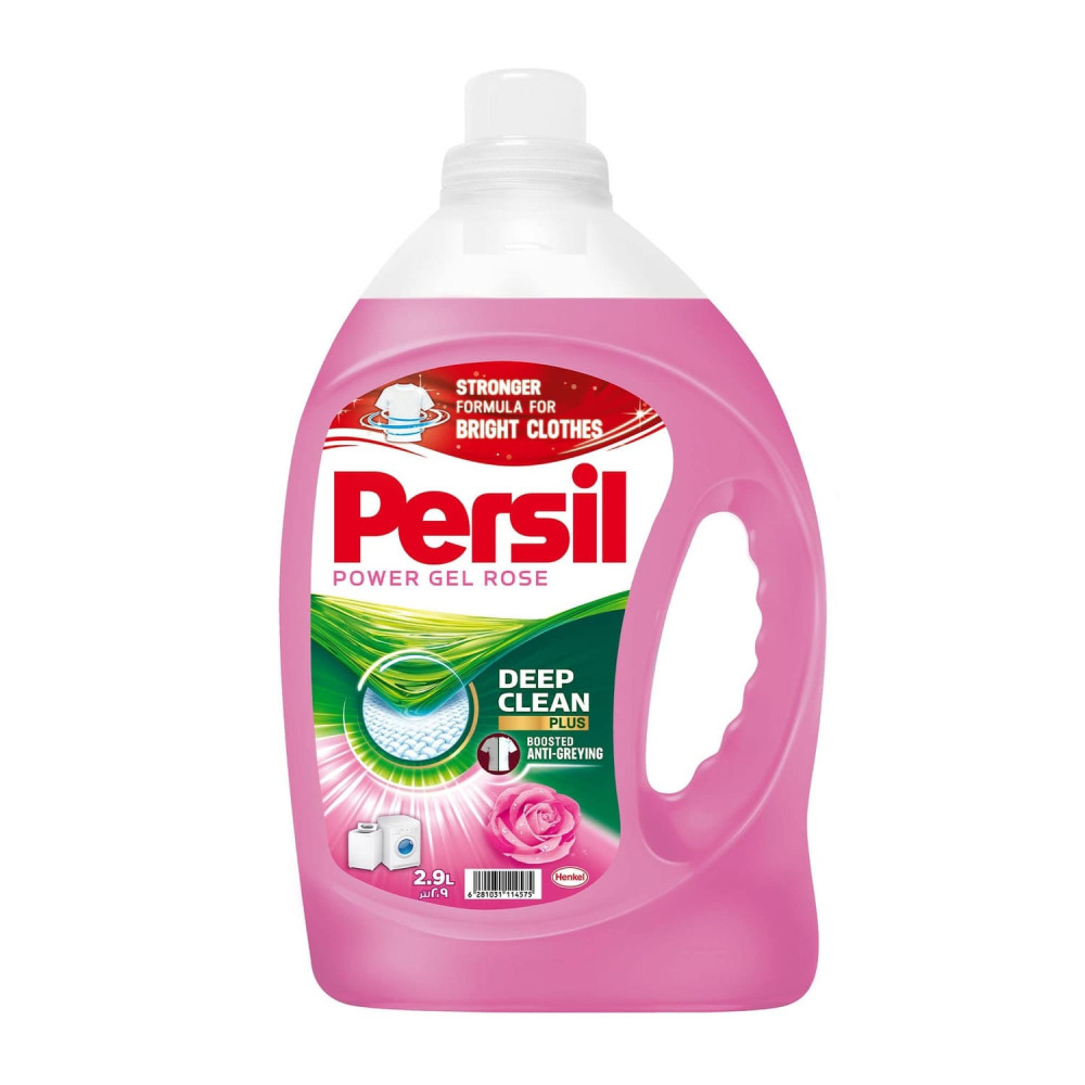 Persil Stronger Formula Laundry Gel with Rose Scent 2.9 liters