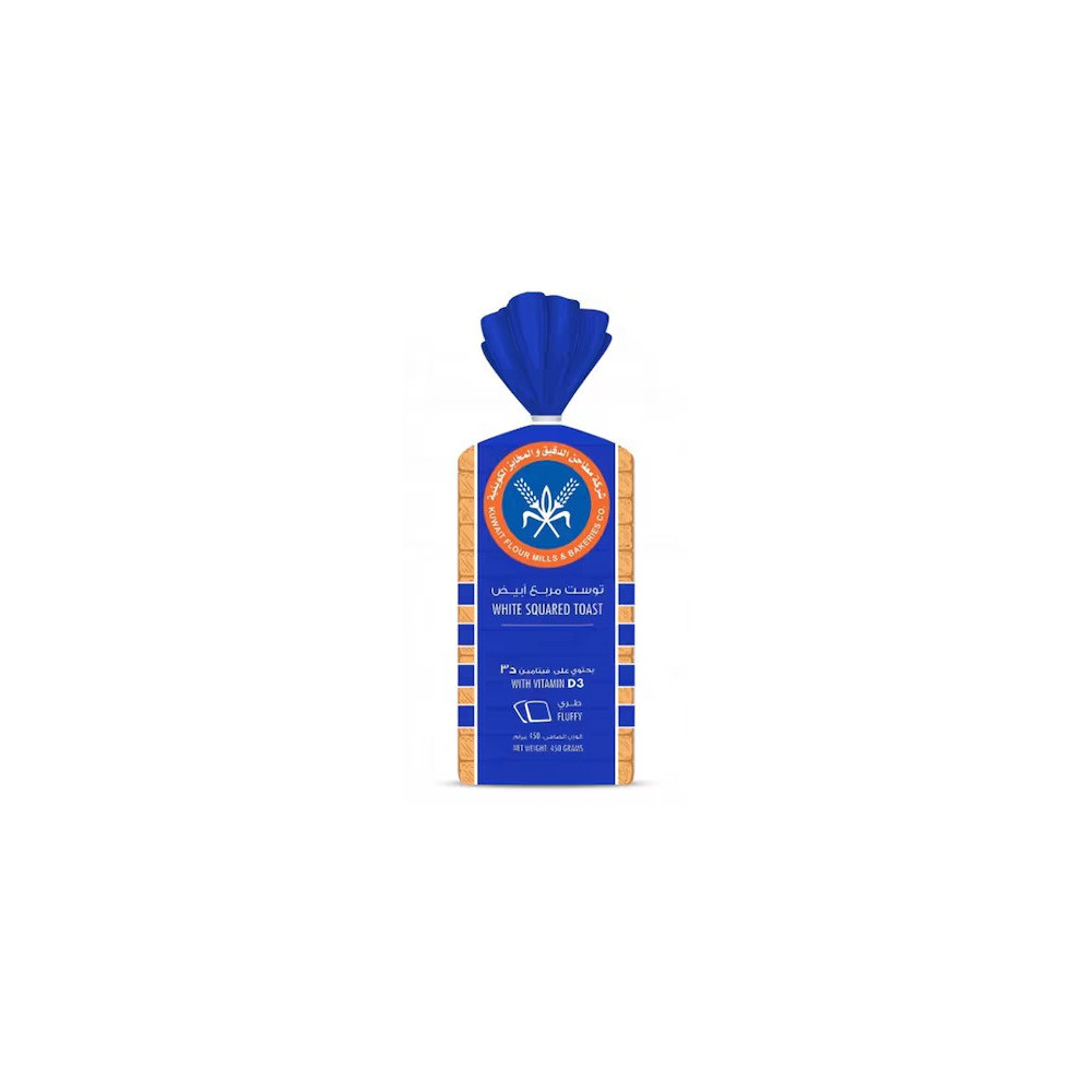 KFM White Square Toast with Vitamin D3 500g