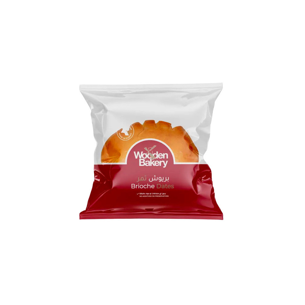 Brioche with dates 80 g Wooden Bakery