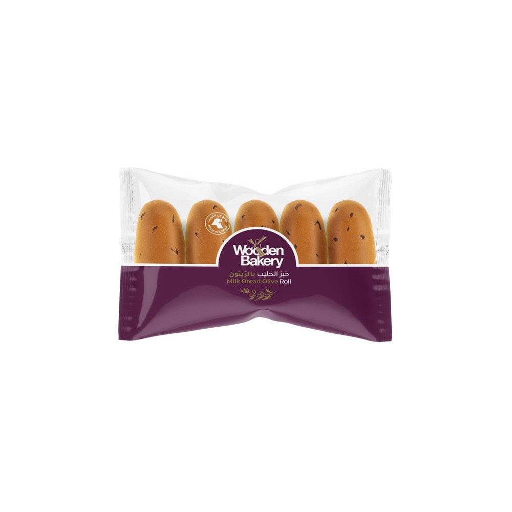 Milk Bread with Olives 170 g Wooden Bakery