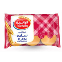 FUCHSIA PLAIN BURGER BUNS 390G