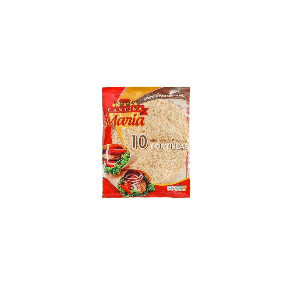 Cantina Tortilla Whole Wheat 10 pcs250g.