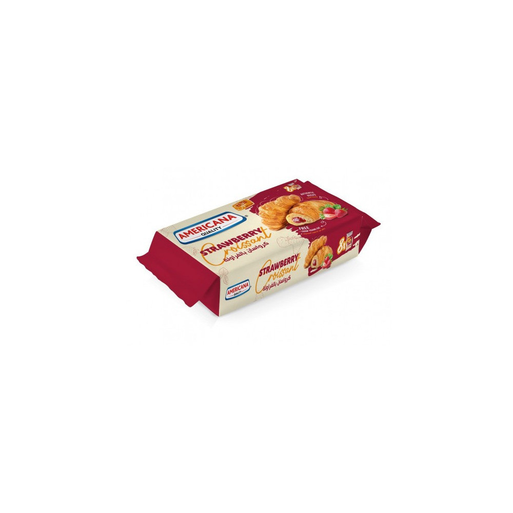 Americana Croissant Strawberry 8Pcs 550g