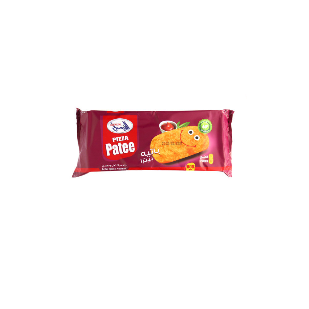 Al Faysal, ALFAYSAL FAMILY PATEE PIZZA 600G8PC