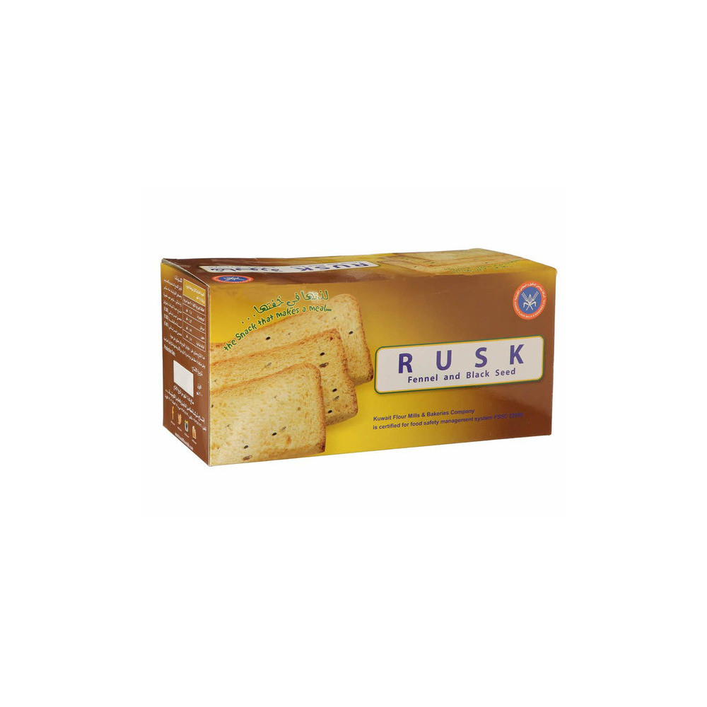 KFM Rusk Fennel and Black Seeds, 300g