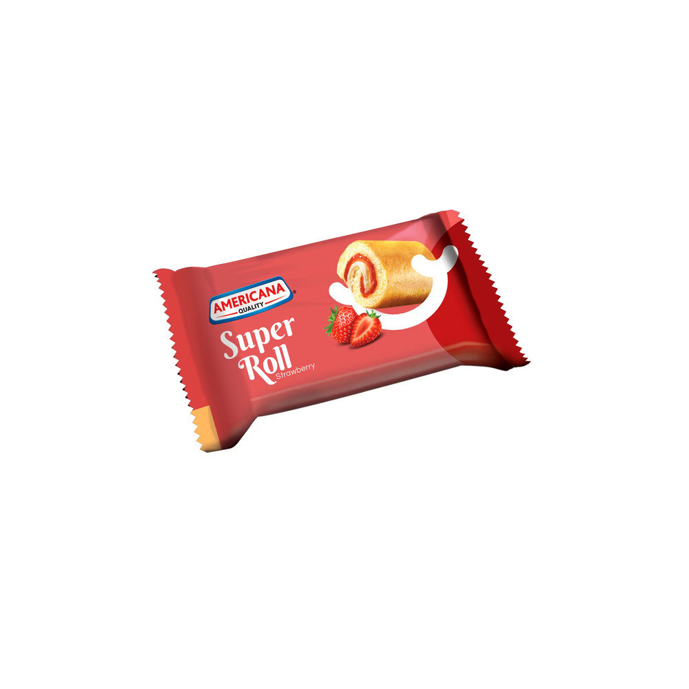 Americana Strawberry Cake Super Roll, 85g