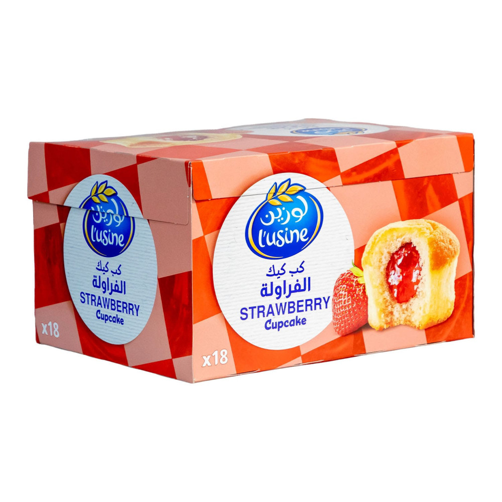 L'usine Strawberry Cup Cake, 18x30g