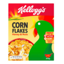 Kellogg's Corn Flakes Honey & Nuts 375g
