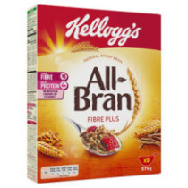 Kellogg's All Bran Fibre Plus cereal sticks 375g