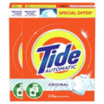 Tide Detergent Ls Tide Orginal 2X2.5Kg