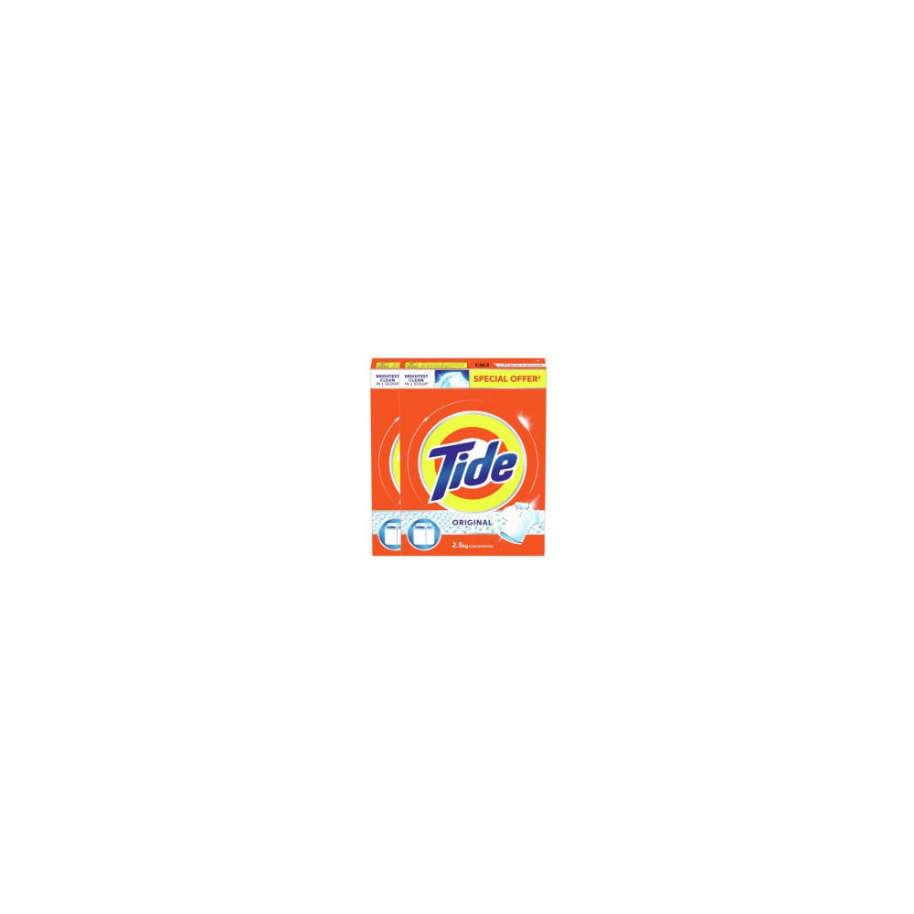 Tide Detergent Hs Tide Orginal 2X2.5Kg