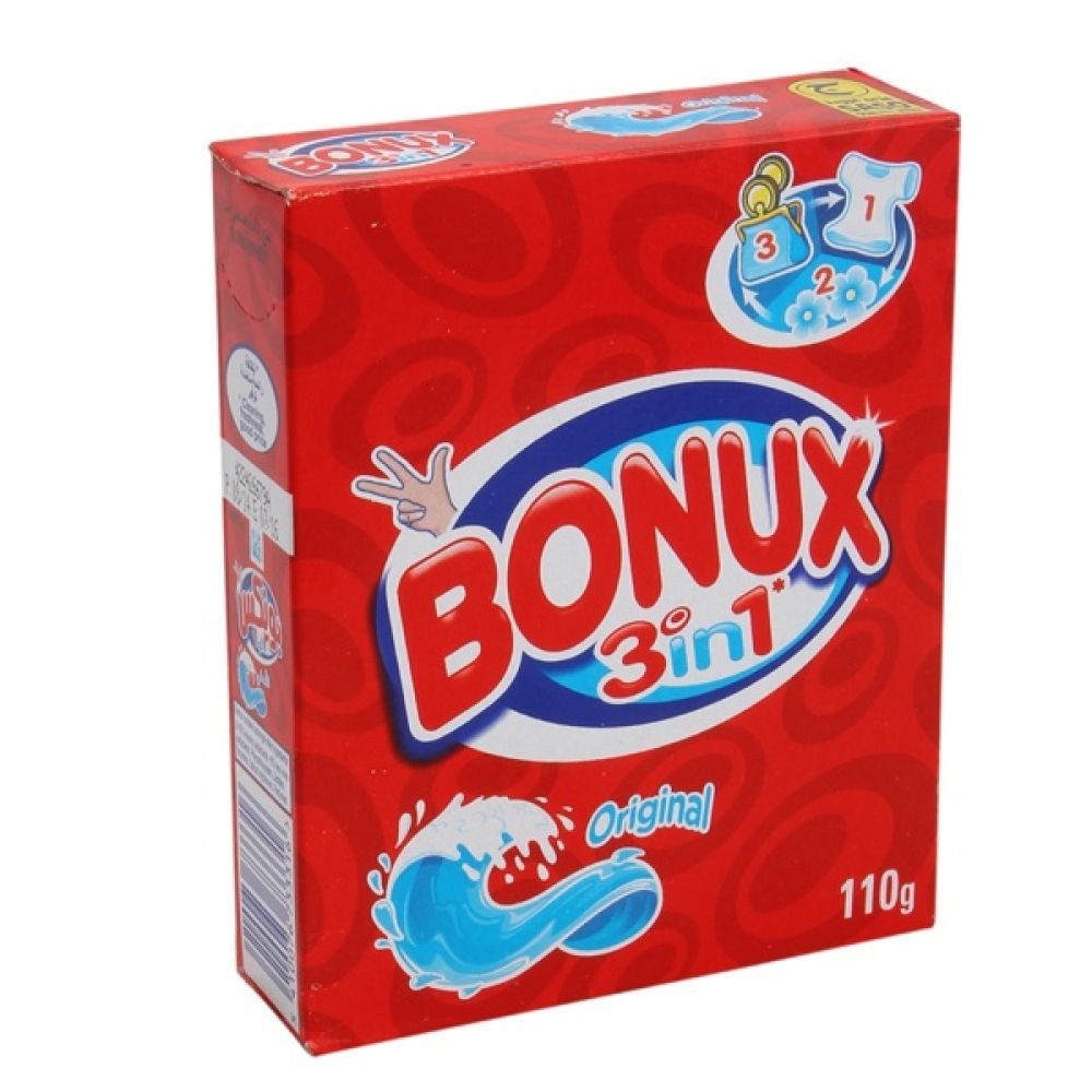 BONUX ACTIVE DET.POWDER CLNR MB 110GM