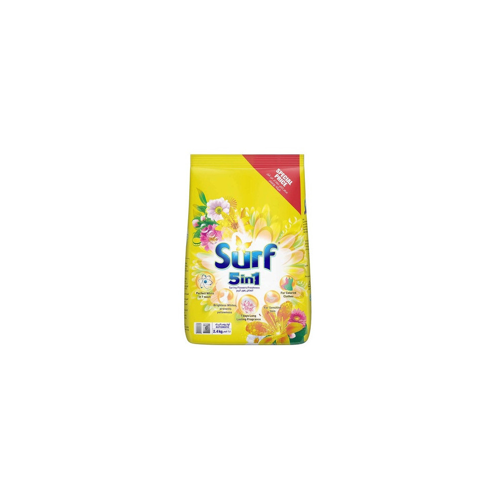 منظف سيرف أوتوماتيك برائحة زهور الربيع المنعشة ٢.٤ كجم