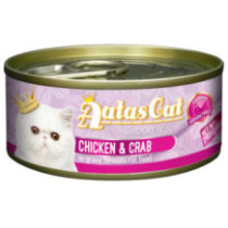 Atas Cat Eating Chicken & Sal Cans 80 Gm