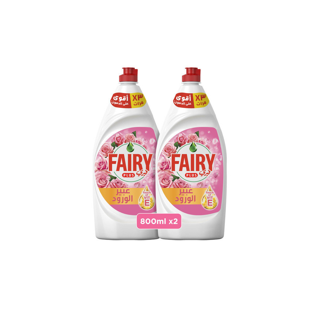Fairy Rose Dish Wash 2X800Ml