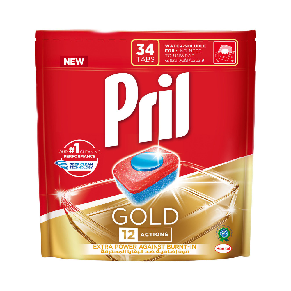 Brill Gold Dishwasher Tablets 646 g 34 tablets