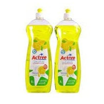 Active Liquid Soap For Dishes 1 Liter 2 Pieces