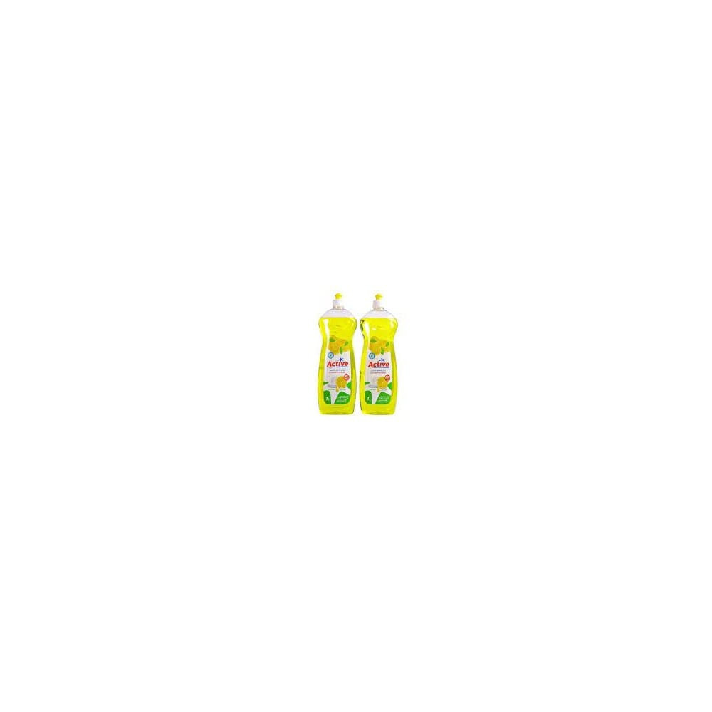 Active Liquid Soap For Dishes 1 Liter 2 Pieces