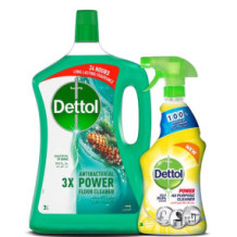 Dettol Multi Purpose Cleaner Pine 3L + Trigger Lemon 500Ml