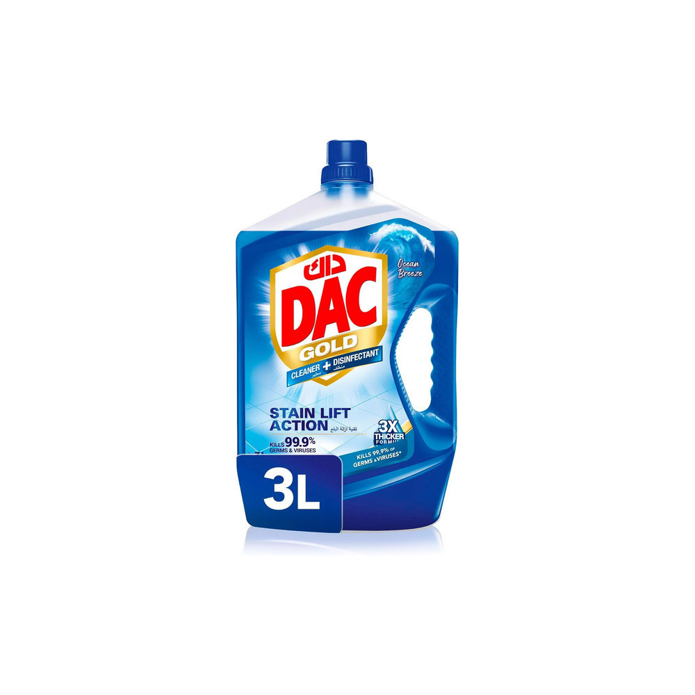 Dak Gold Concentrated Disinfectant with Sea Breeze Scent, 3 liters