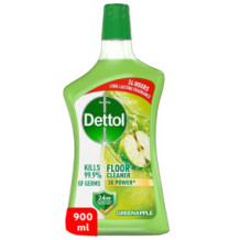 Dettol Power Floor Cleaner Green Apple Scent 900 ml