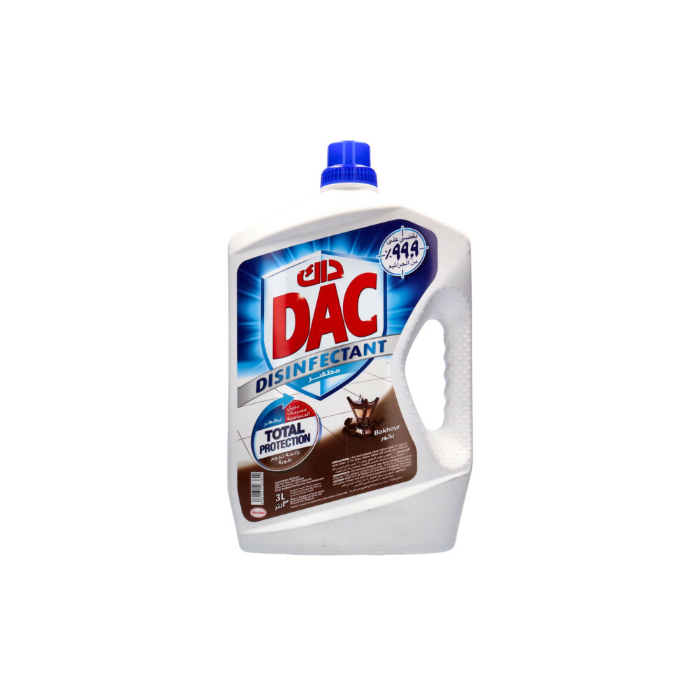 Dac Disinfectant Bakhour Floor Cleaner 3 Litres