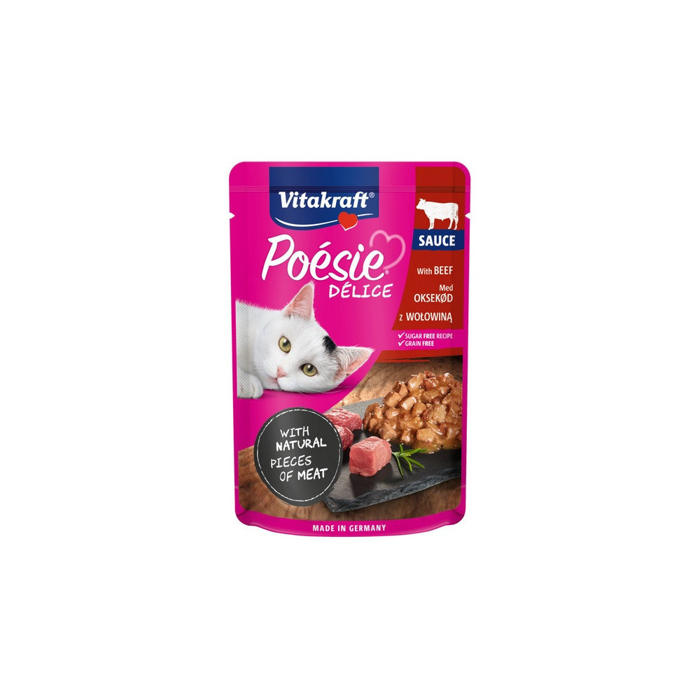 Vita Craft Cat Eat Bags Beef 85 gm