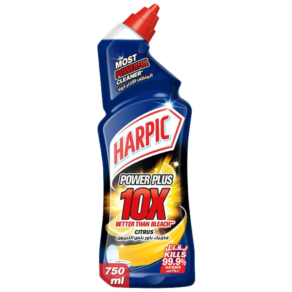 Harpic Toilet Cleaner Liquid Power Plus Citrus Force, 750ml